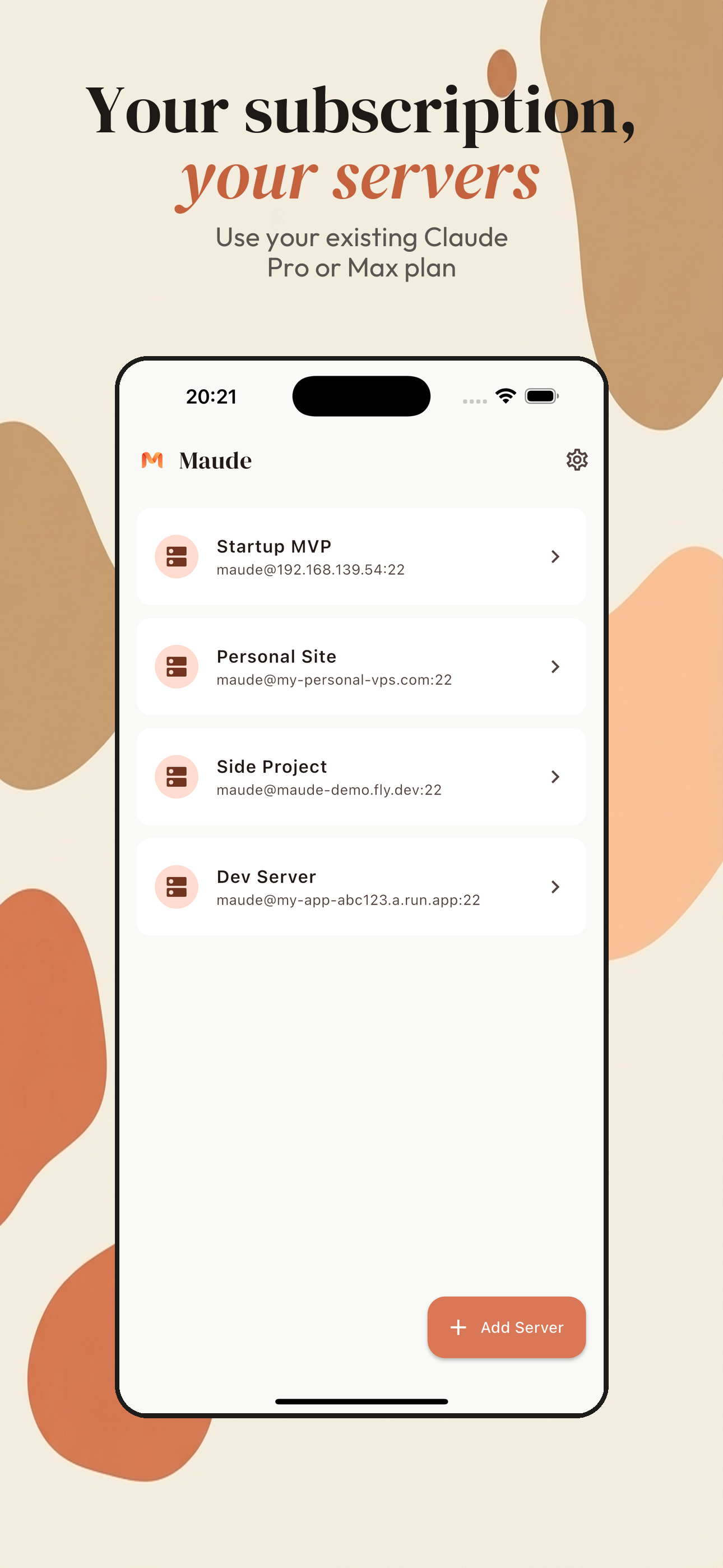 Maude - Mobile Claude Code