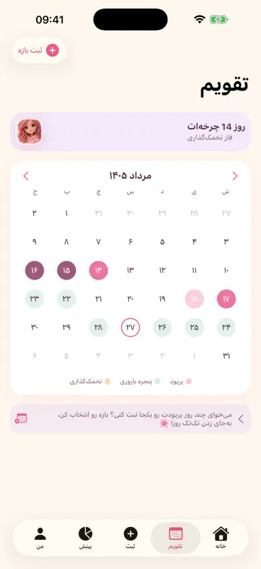 Meine Periode: Zyklus Kalender screenshot 2 of 5