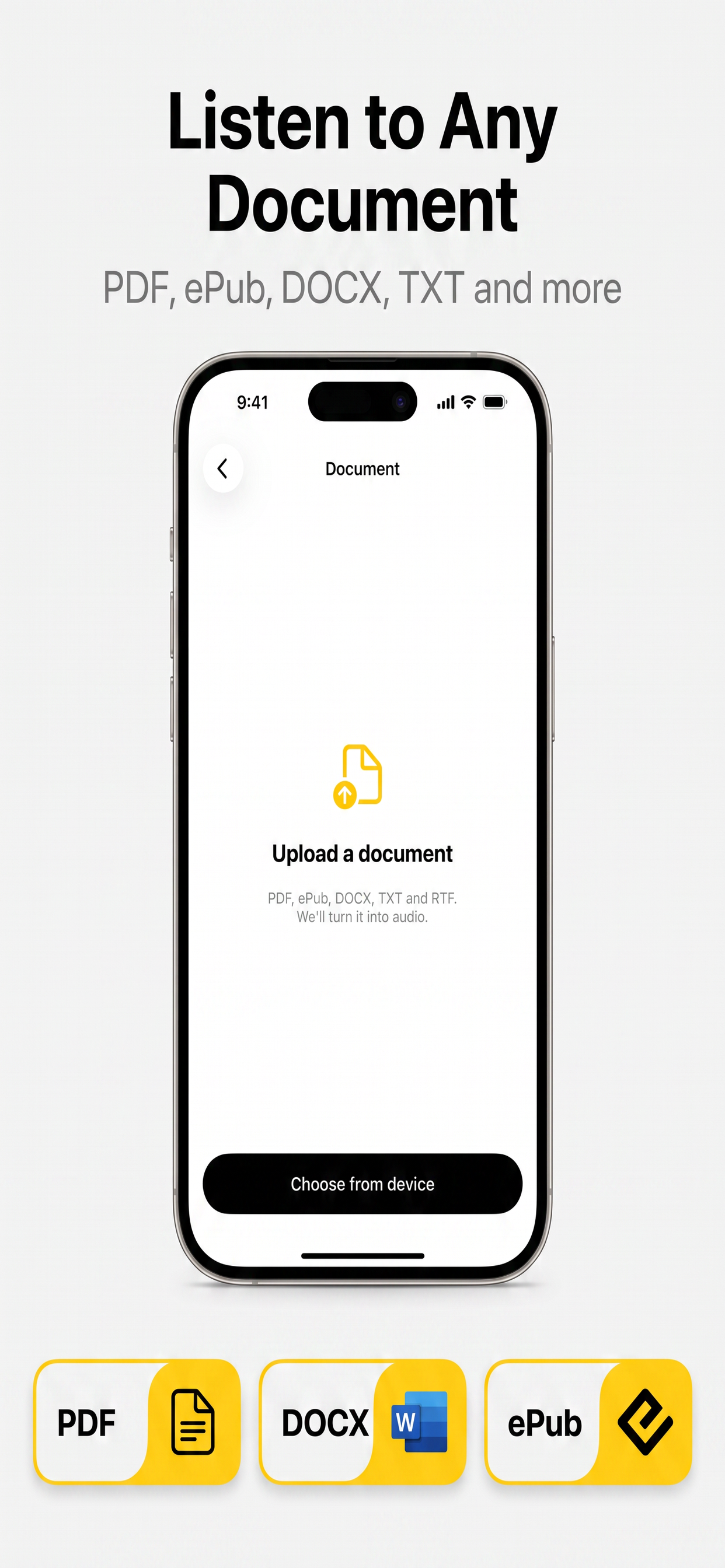 Orator AI: Text to Speech screenshot 2