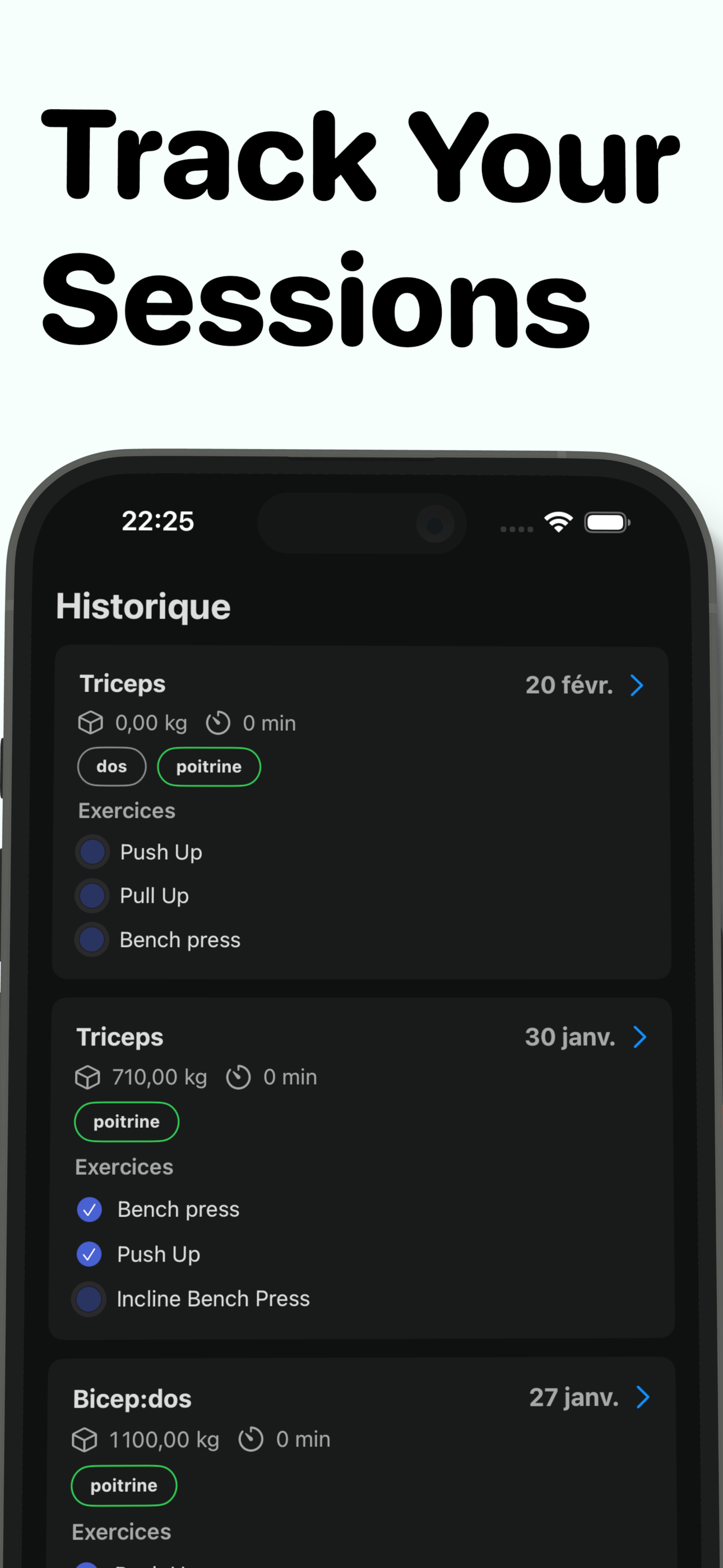Peak Strength Workout Tracker