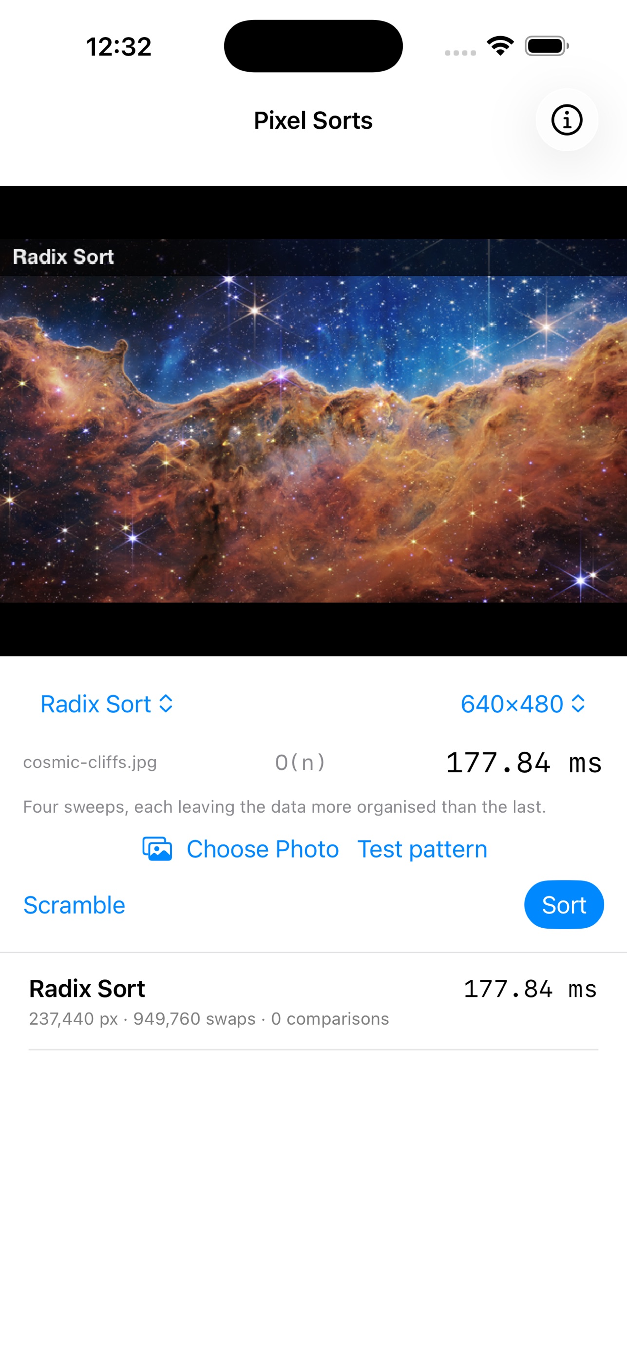 Screenshot 2 of Pixel Sorts