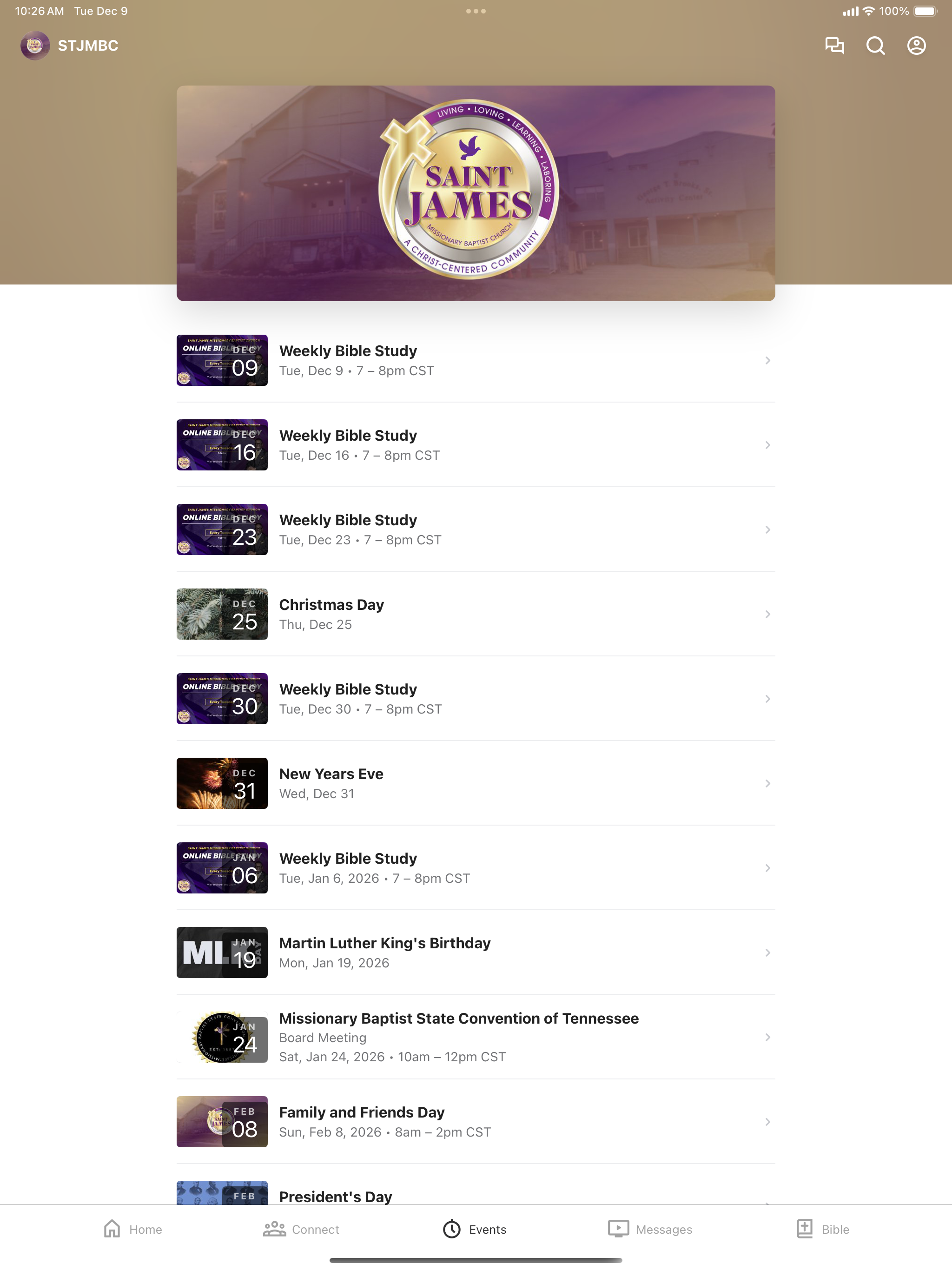 Saint James MB Church screenshot 5