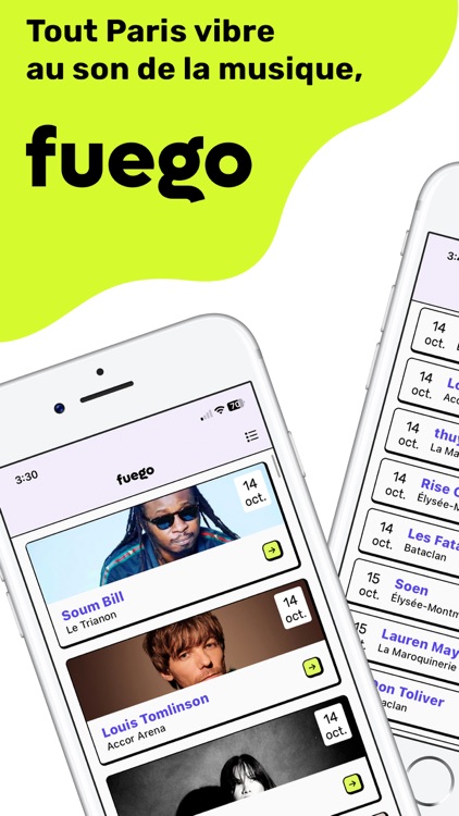 Fuego - Concerts sur Paris