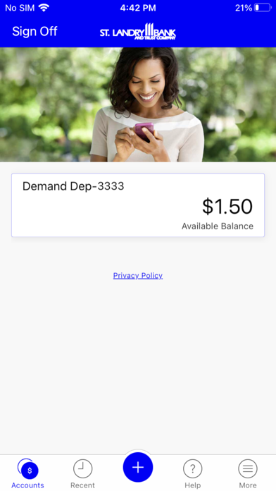 St. Landry Bank Mobile Screenshot