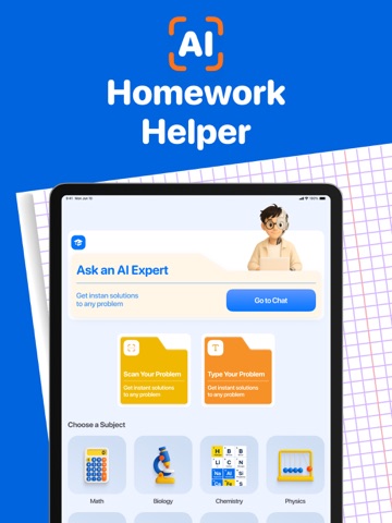 Homework Helper: AI Solver iPad screenshot
