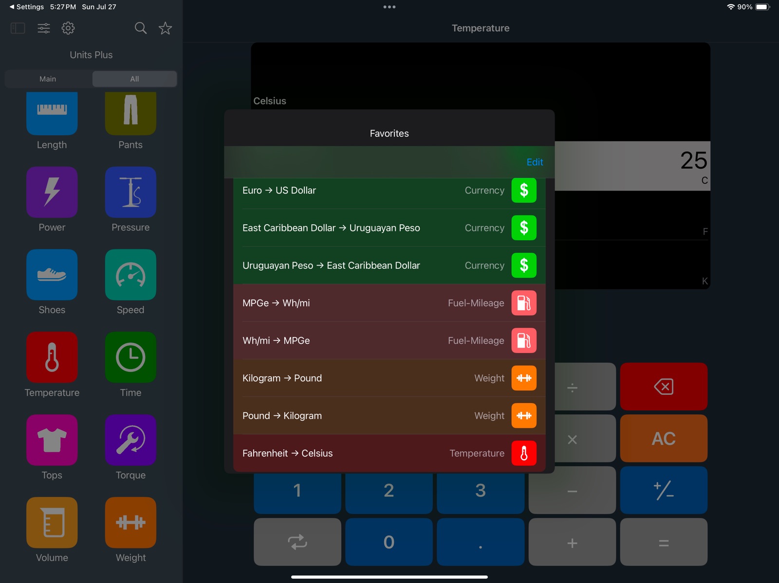 Unit Converter - Best Unit App ipad screenshot 3