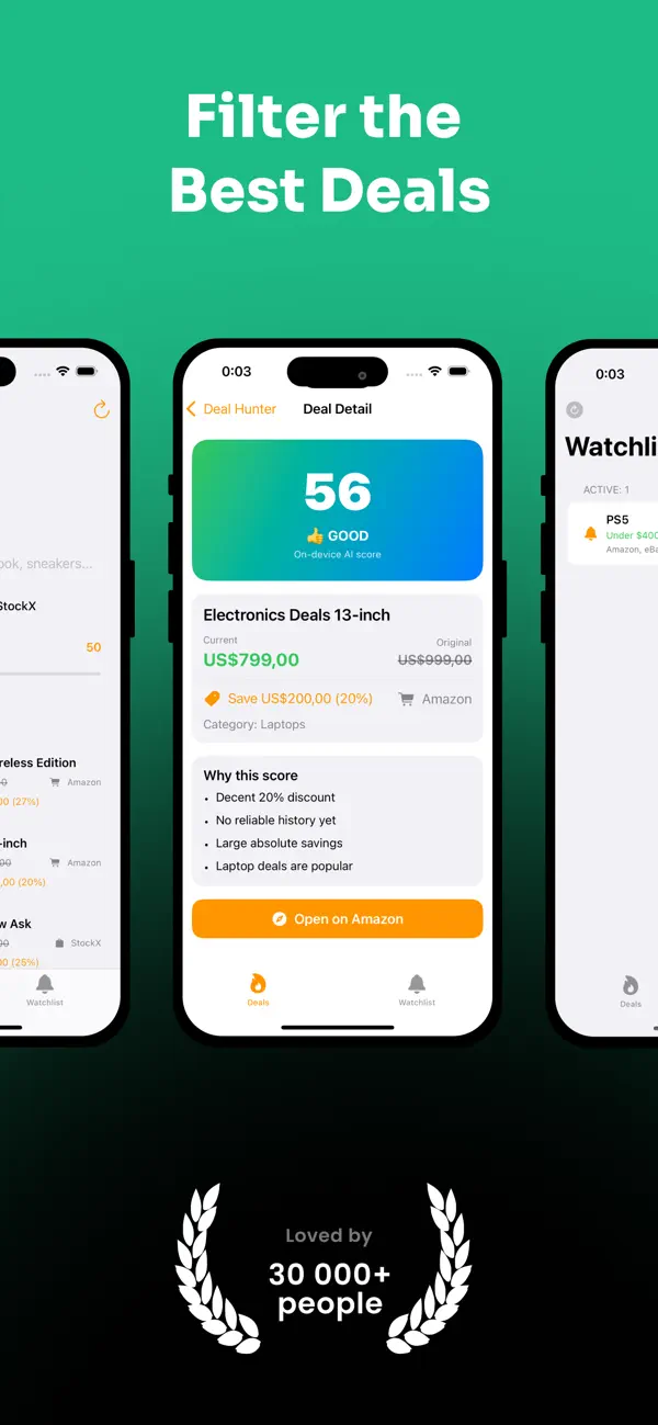 Screenshot #2 pour Deal Hunter: AI Shopping Deals
