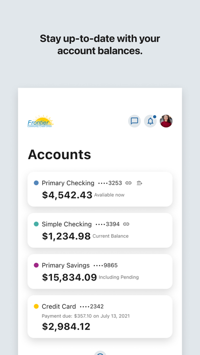 Frontier Community CU Mobile Screenshot 3 of 5