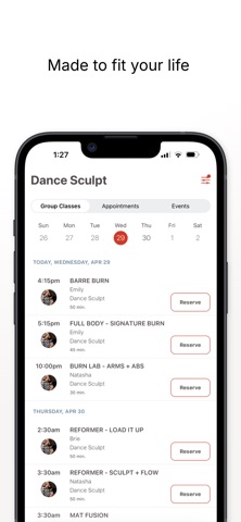DANCE SCULPT iPhone screenshot