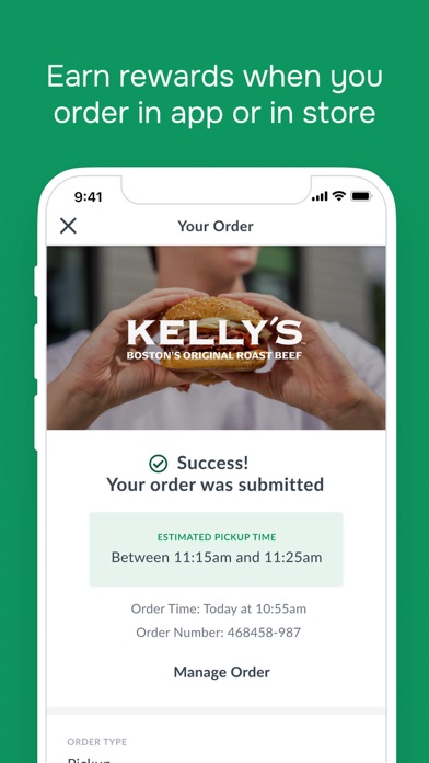 Kelly's Roast Beef iPhone screenshot 3 - Food & Drink app