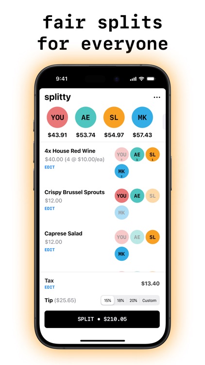 splitty - bills made easy