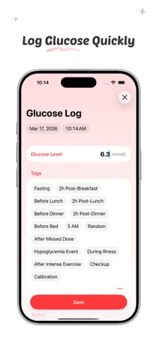 GTrack - Blood Sugar Tracker Screenshot 3 of 4