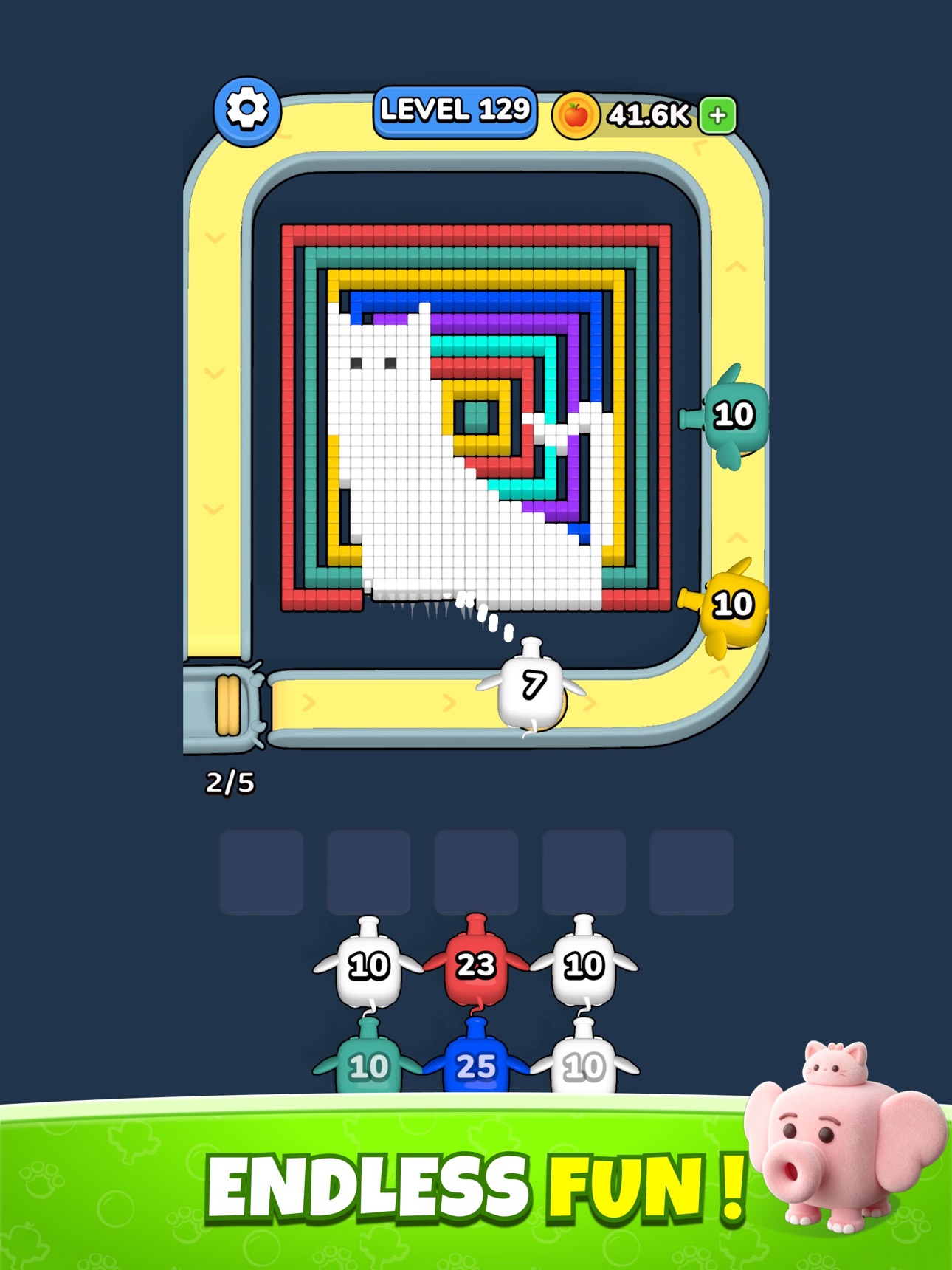 Screenshot 12 of Flow Safari：Pixel Color Puzzle