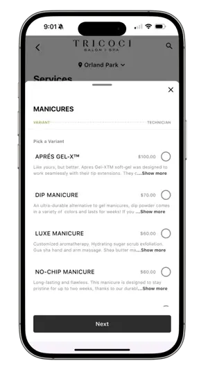 Tricoci Salon & Spa screenshot 3
