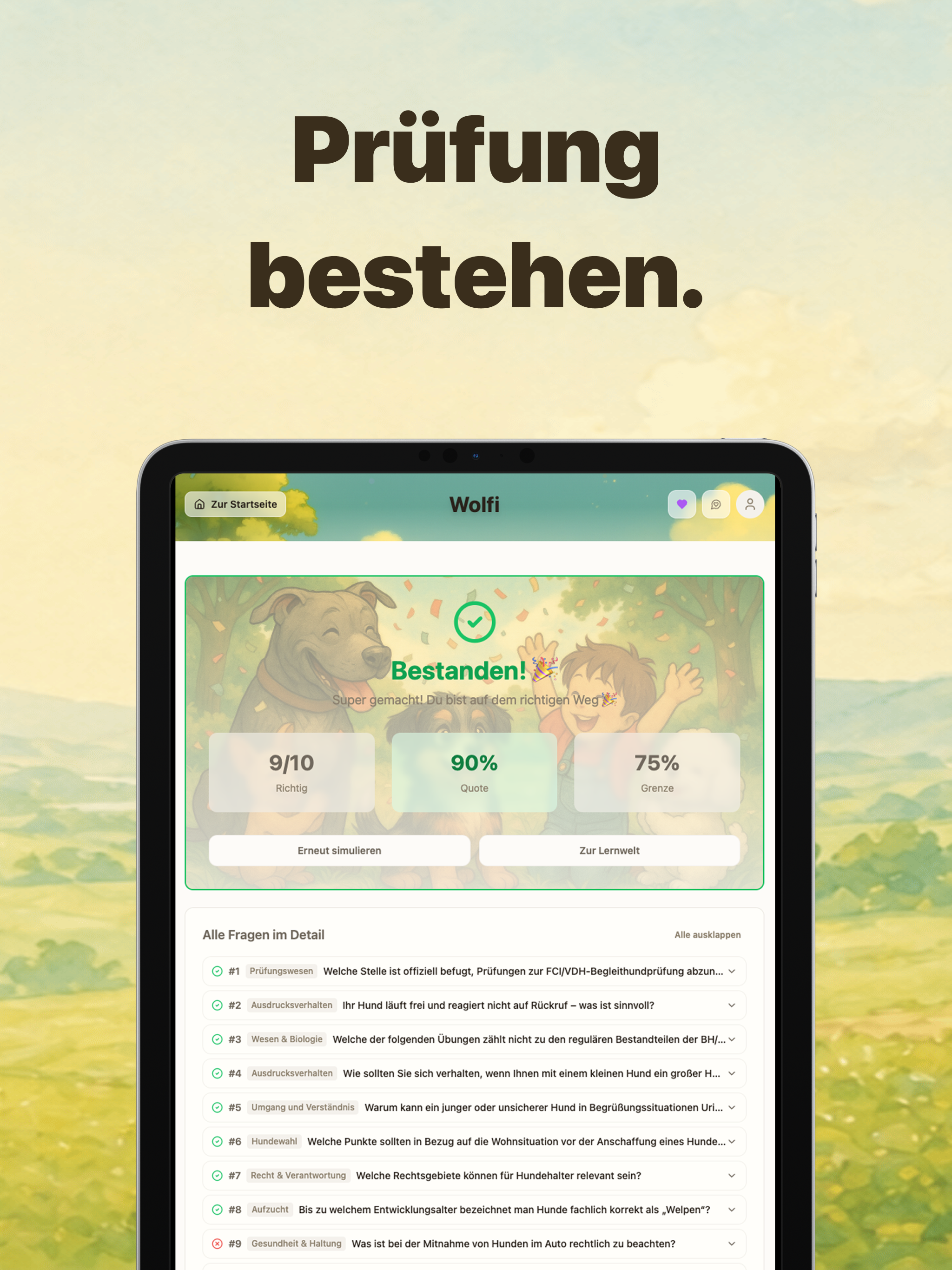 Wolfi | Hundeführerschein screenshot 12