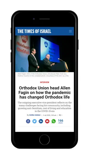 The Times of Israel screenshot 3