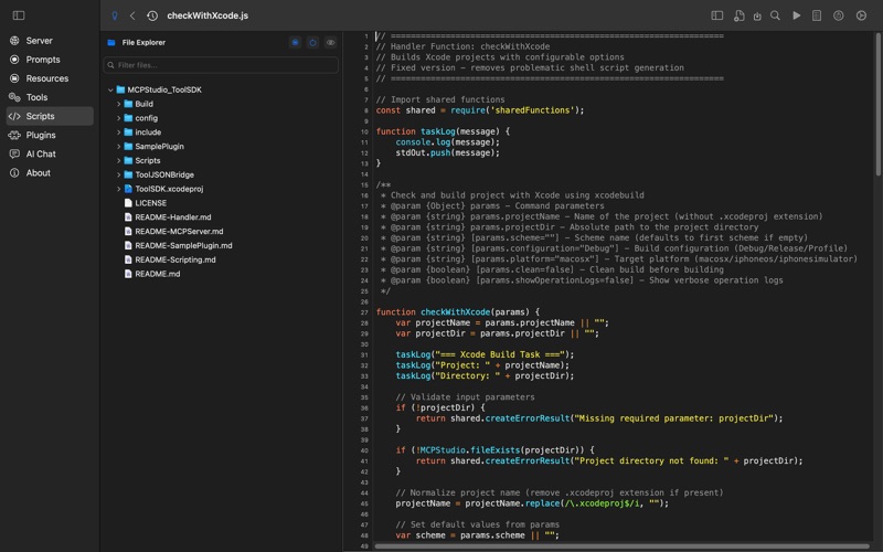 EoF MCP Studio screenshot