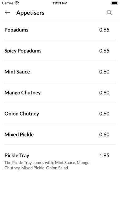 Joypur Restaurant. Screenshot