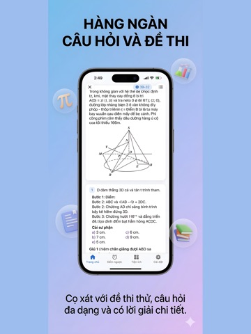 Thi THPT iPad screenshot