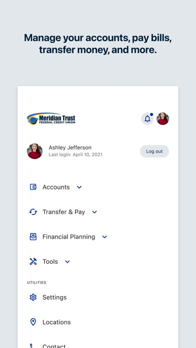 Meridian Trust Screenshot