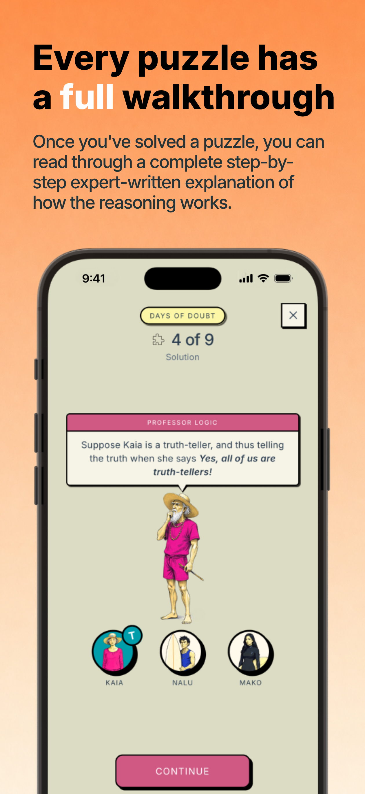 Logic Islands: Deduction Game