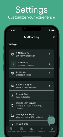 Money Log: Expense & Budget Screenshot 6 of 8