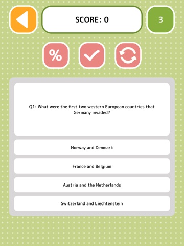 World War 2 Quiz - Game iPad screenshot