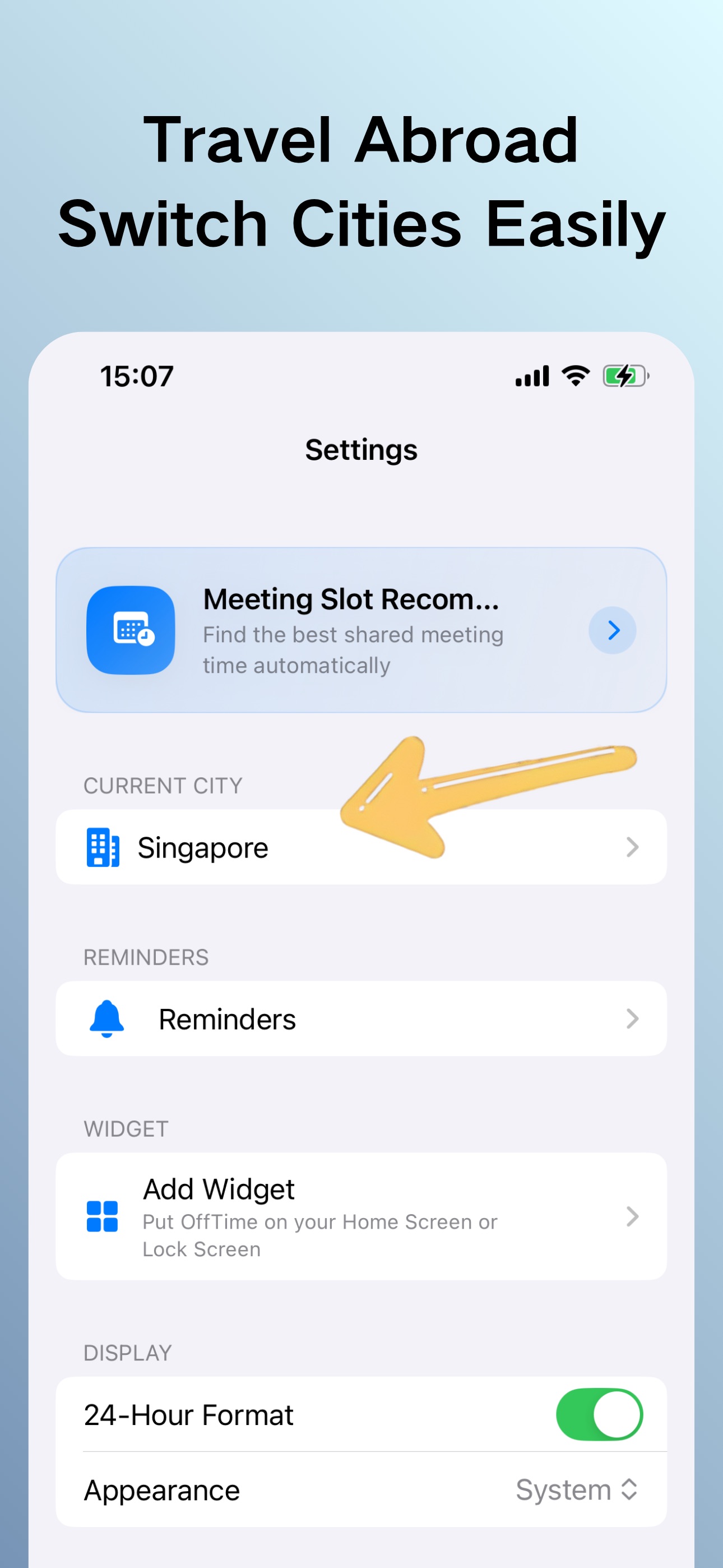 Screenshot 8 of OffTime - World Clock & Widget