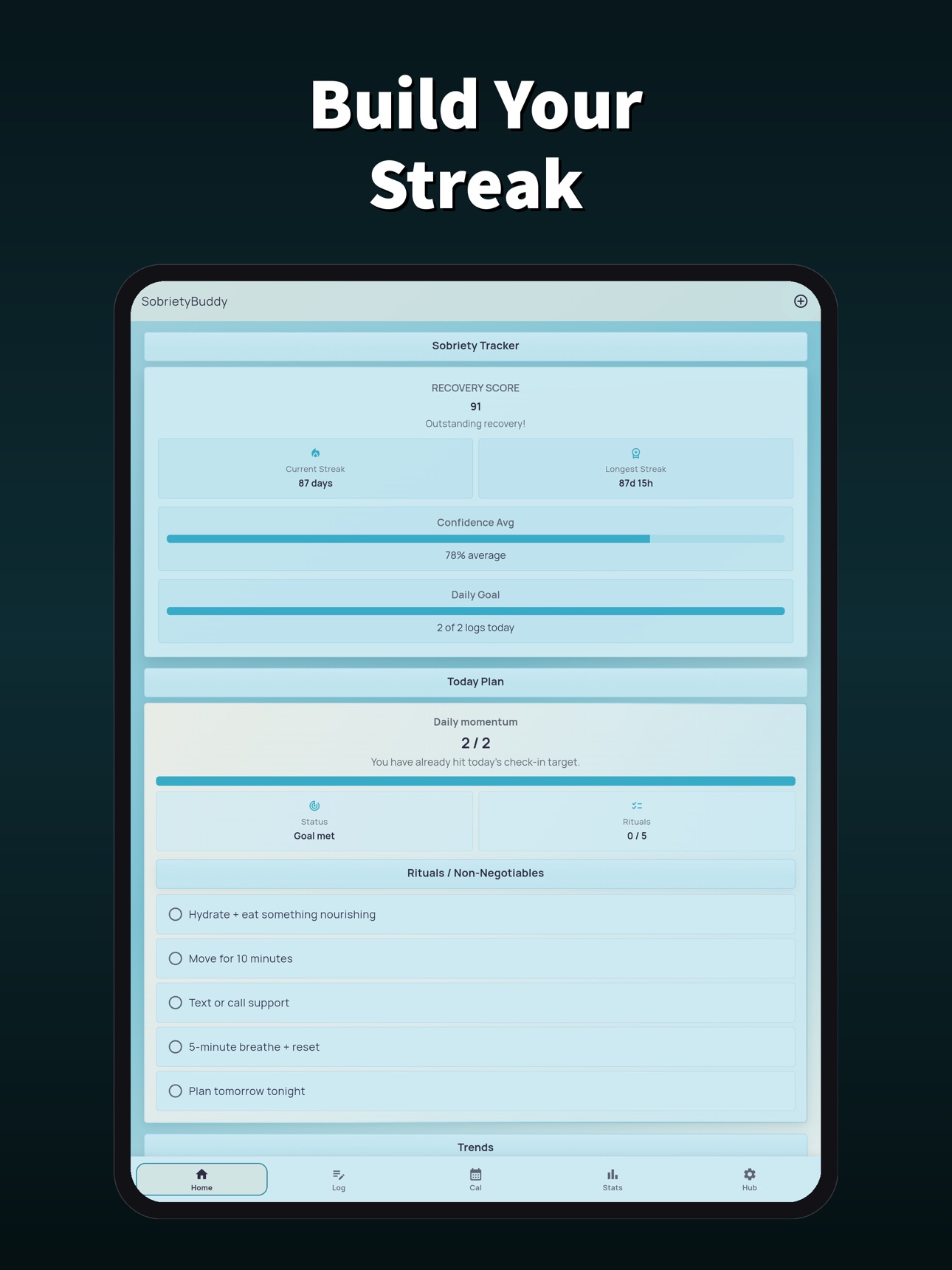 Screenshot 6 of SobrietyBuddy App