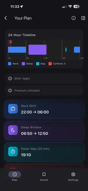 Shift Sleep Planner screenshot 3