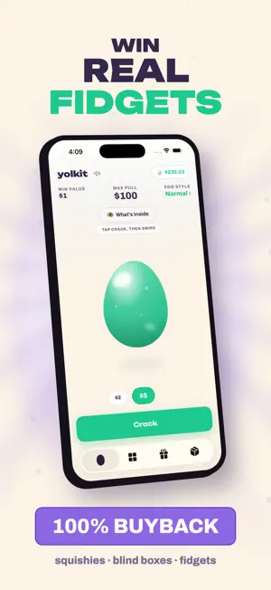 yolkit: Crack Eggs, Real Toys screenshot 1