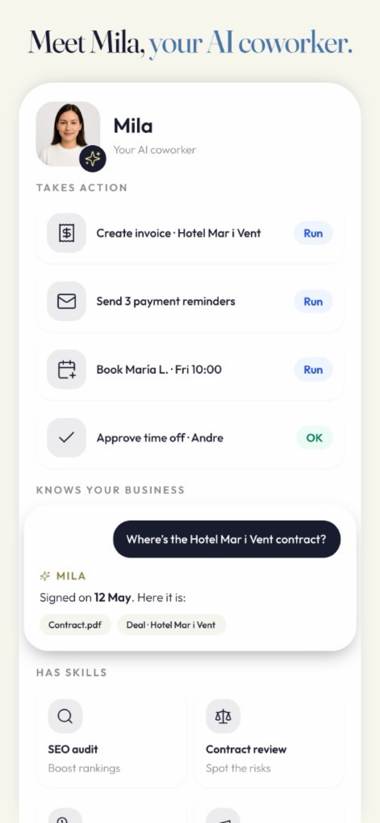 Taclia screenshot 2