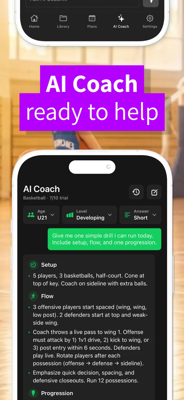 Screenshot #3 pour Pocket Coach Tableau basket
