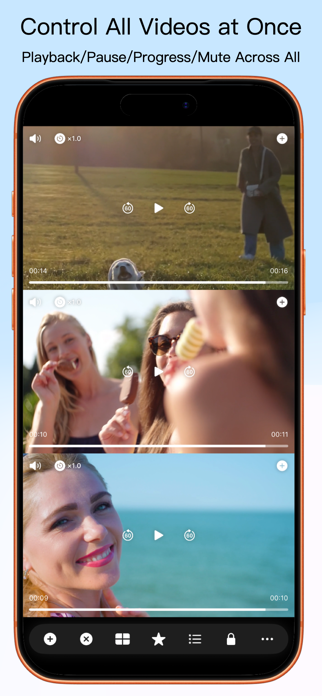 Split Screen Player: 36 Videos Screenshot 5 of 10