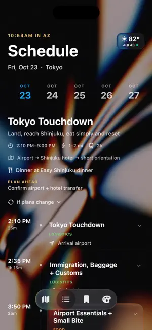Japan Itinerary 2026 screenshot 1