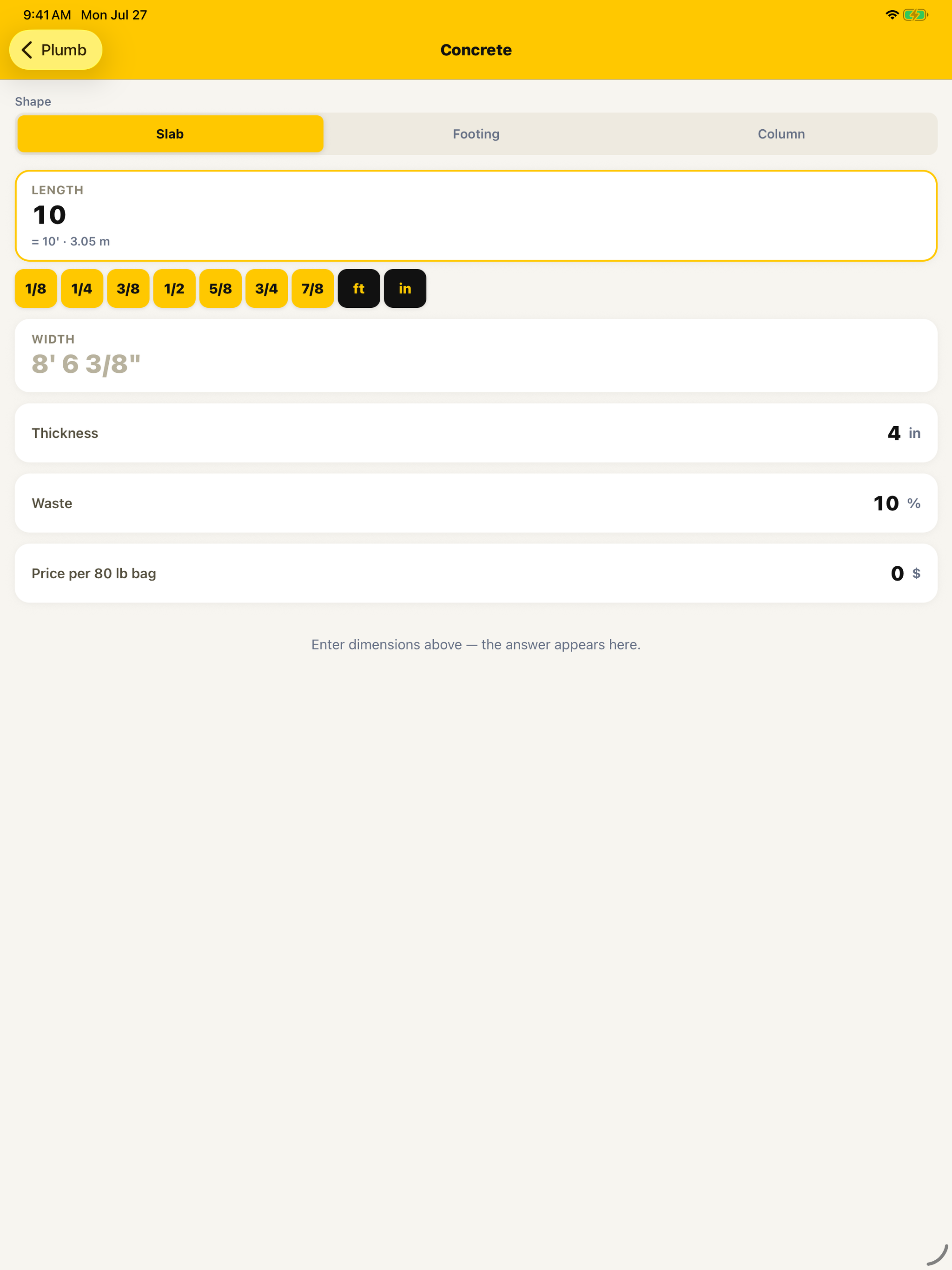 Construction Calculator: Plumb screenshot 9