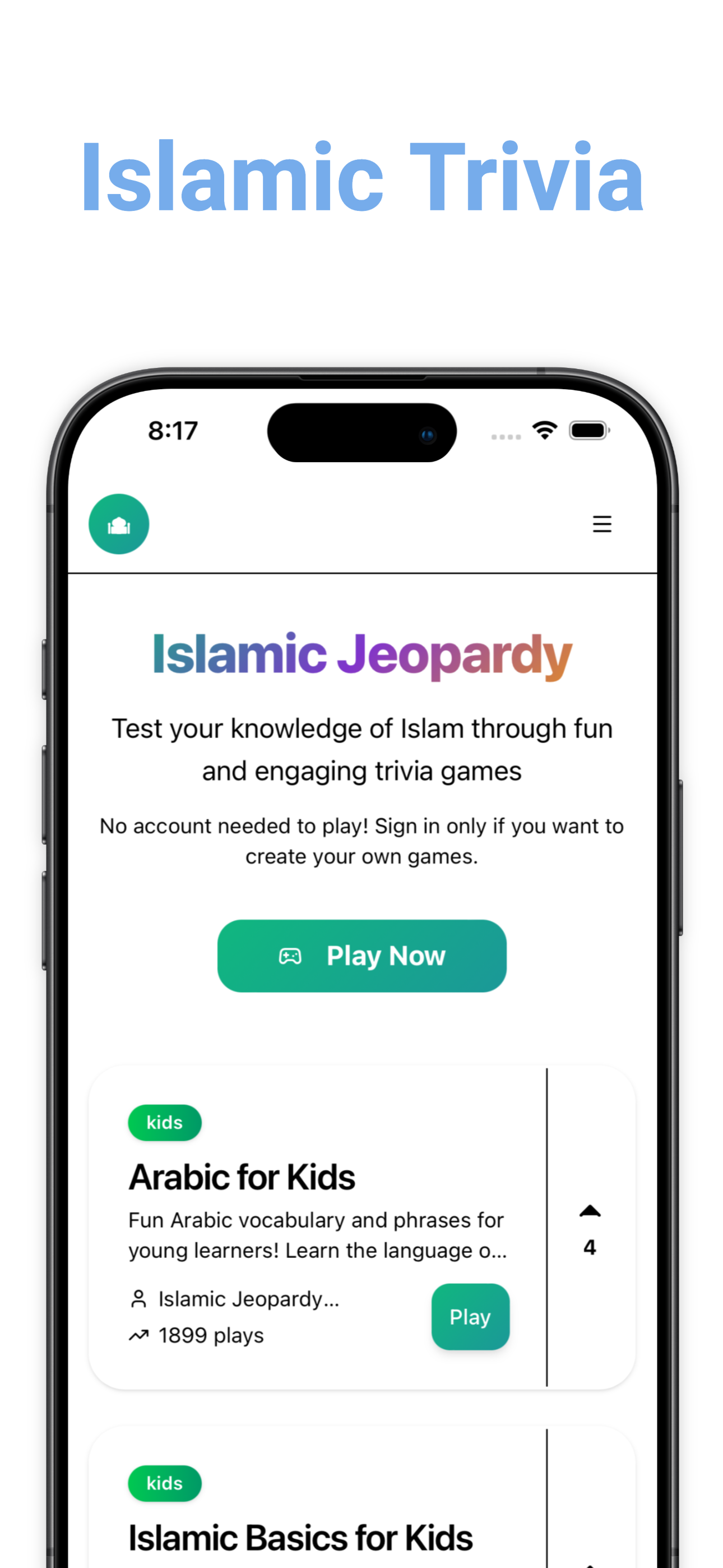 Islam Jeopardy