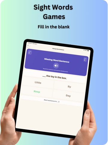 Sight Words Flashcards Kids iPad screenshot