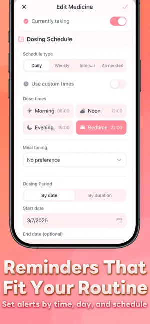 Meds Tracker: Pill Reminder screenshot 4