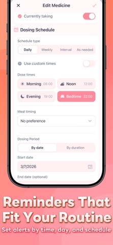 Meds Tracker: Pill Reminder Screenshot 4 of 7