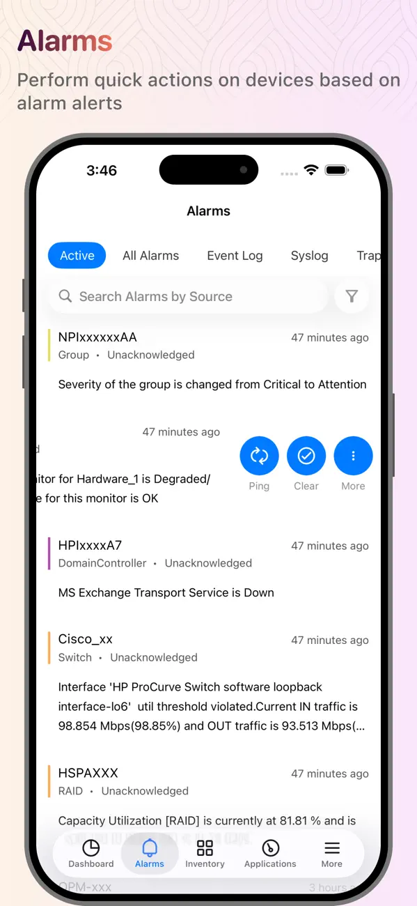 Screenshot #3 pour OpManager