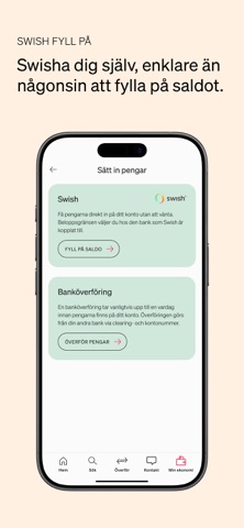Marginalen Bank Privat iPhone screenshot 2