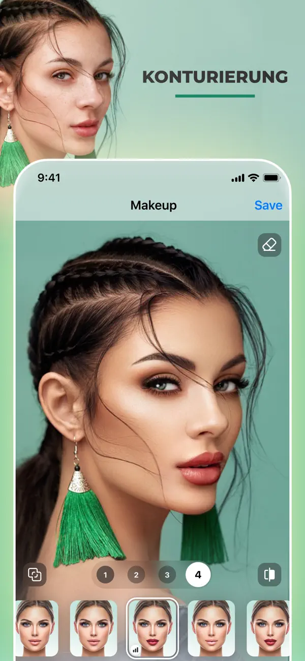 FaceApp: Gesichtsbearbeitung iPhone App Screenshot 3 – Foto & Video