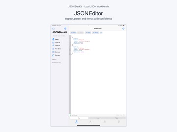 JSON DevKit Editor iPad screenshot 7