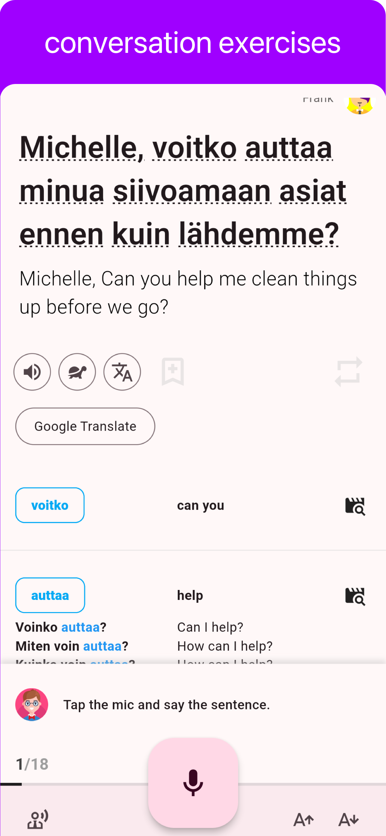 Finnish - Listening Speaking screenshot 4