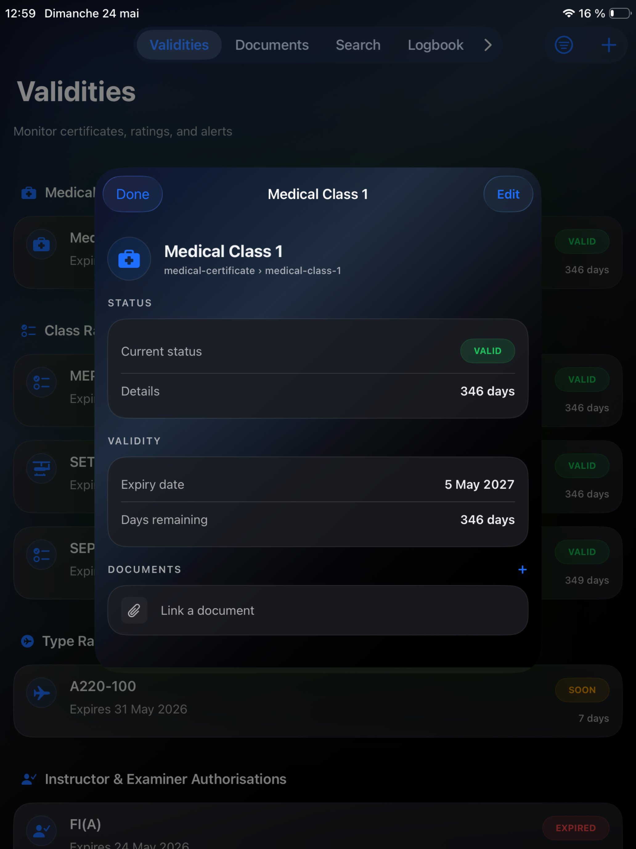 Pilot Validities screenshot 21
