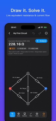 ResiCalc: Resistor Networks Screenshot 1 of 6
