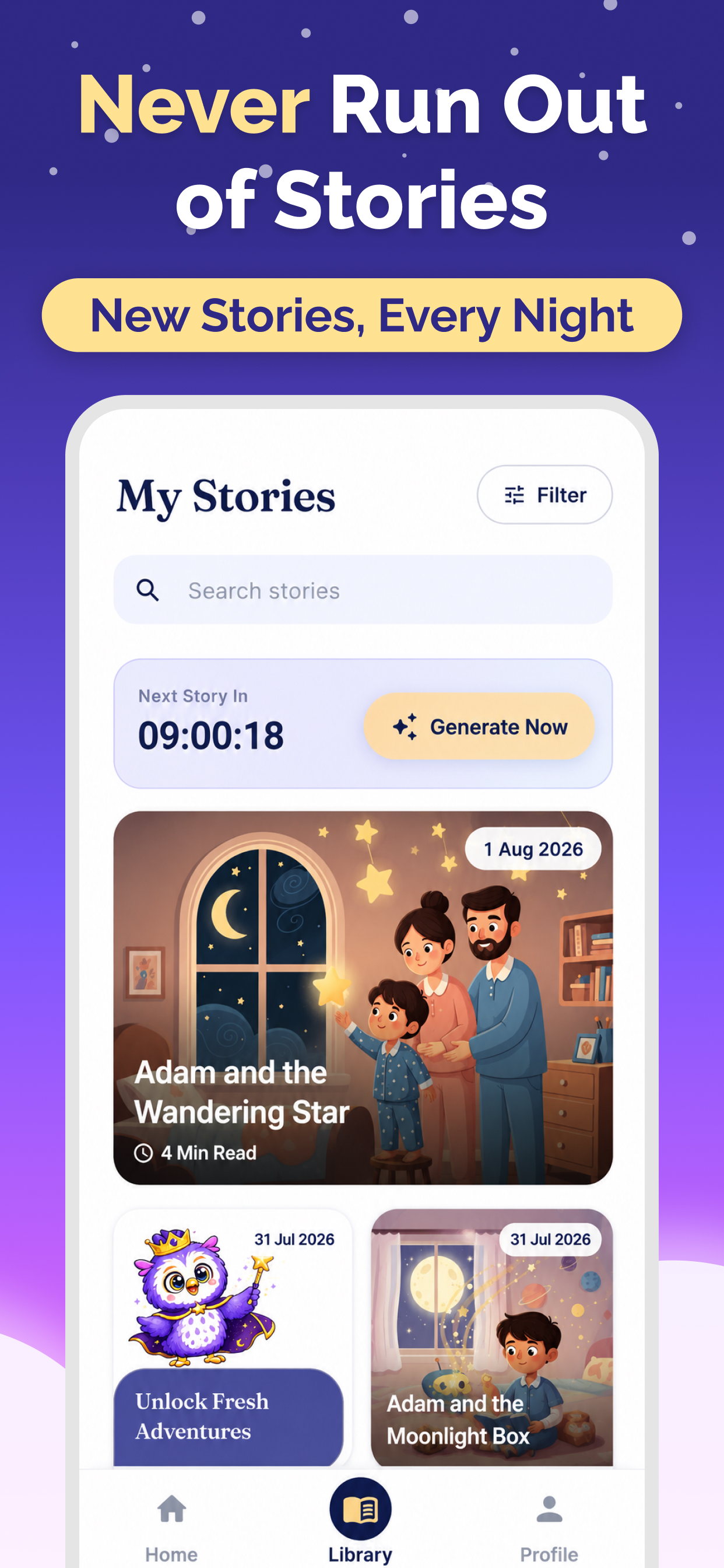 Nightly Stories: Bedtime AI screenshot 8