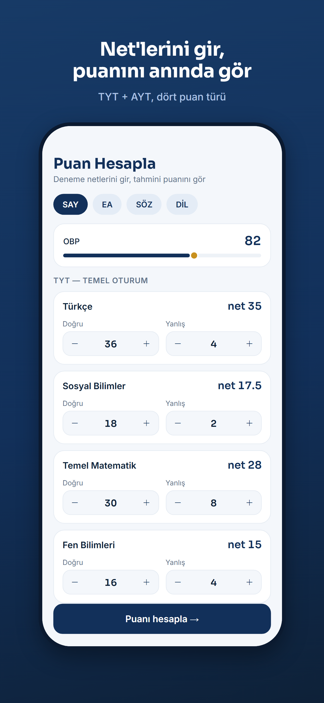 YKS Tercih AI screenshot 4