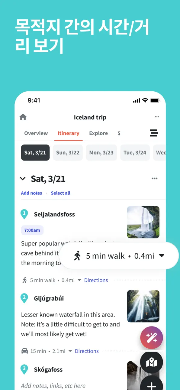 Wanderlog - Travel Planner iOS Mod IPA screenshot 5 - iOS app interface